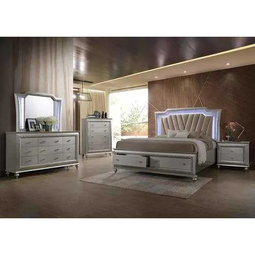 18" X 30" X 30" Champagne Wood Nightstand