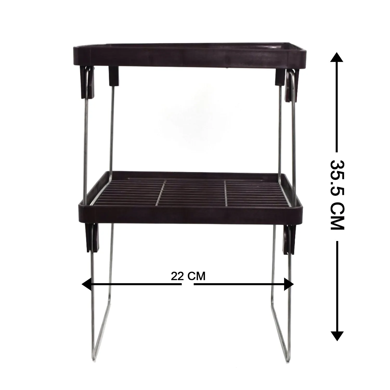2796 2 Layer Kitchen Rack For Holding And Placing Types Of Things.