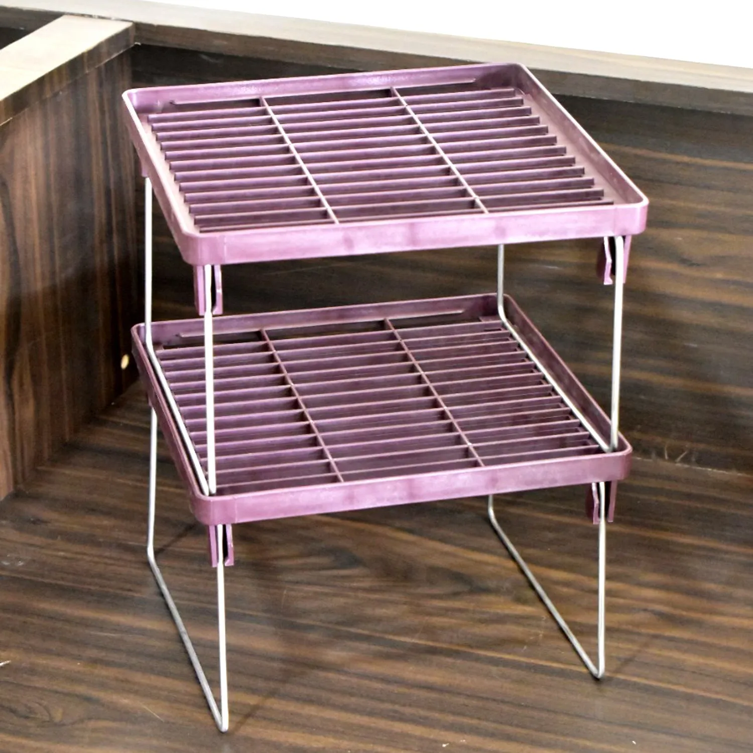 2796 2 Layer Kitchen Rack For Holding And Placing Types Of Things.