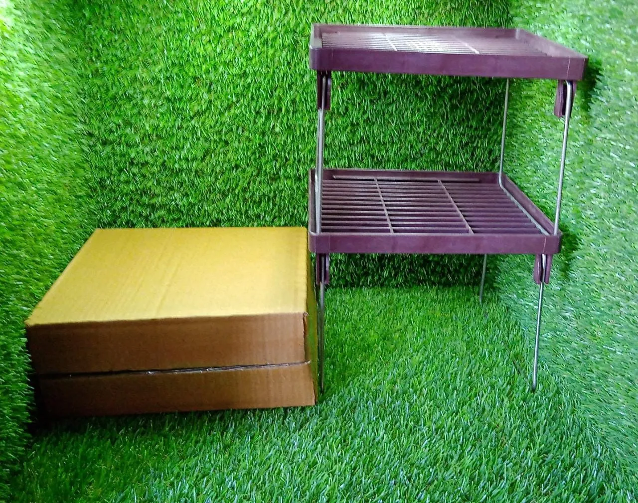 2796 2 Layer Kitchen Rack For Holding And Placing Types Of Things.
