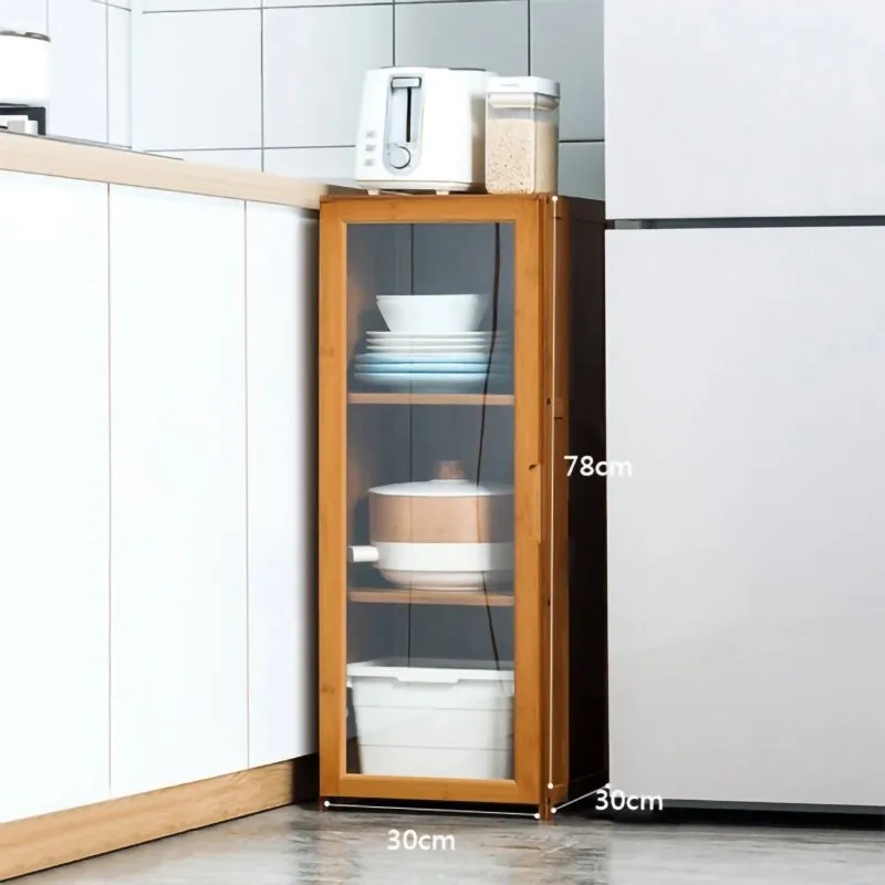 3 Tier Bamboo FreeStanding Multifunctional Cabinet Rack