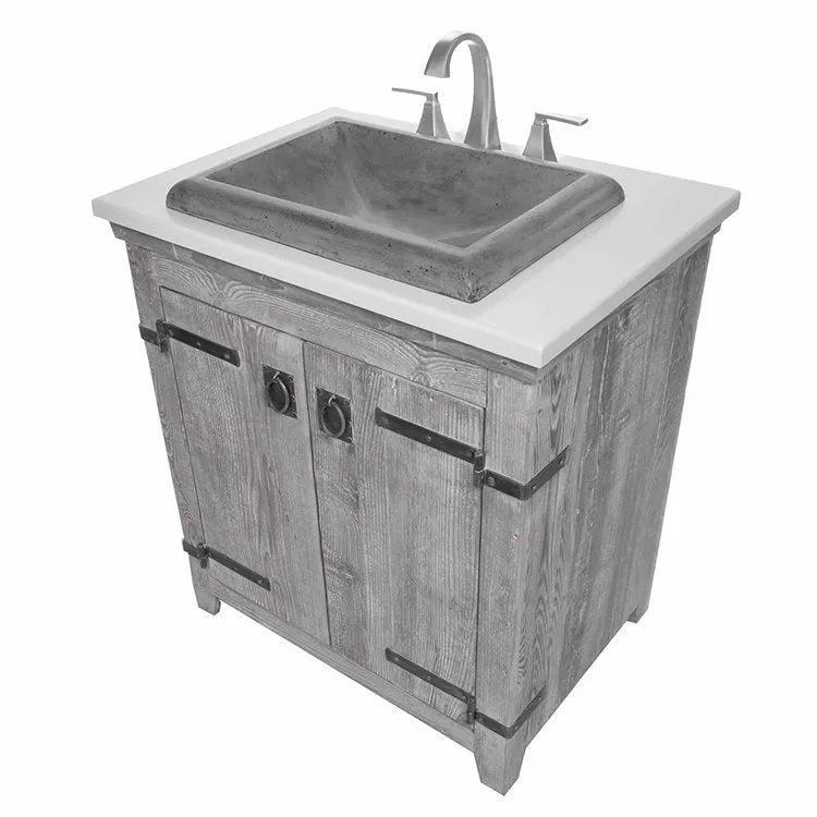30" Americana Single Vanity Base without Top