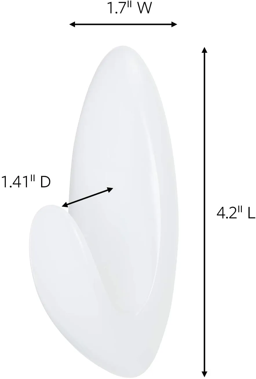 3M Command Bathroom Towel Hook 1 Water Resistant Strip/2 Kg
