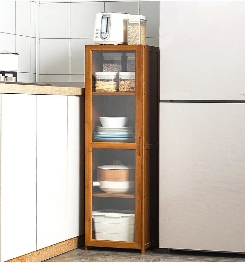 4 Tier Bamboo FreeStanding Multifunctional Cabinet Rack