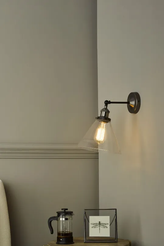 54690 Glass Shade Wall Light