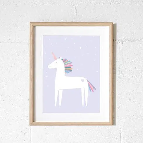 A3 Print - Unicorn Lilac