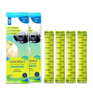 Absorbia Moisture Absorber | Absorbia Slim Sachet Pack of 12(160ml Each) | Dehumidifier for Cars, Drawers, Bed boxes Shoe Racks| Fights Against Moulds‚Ä¶