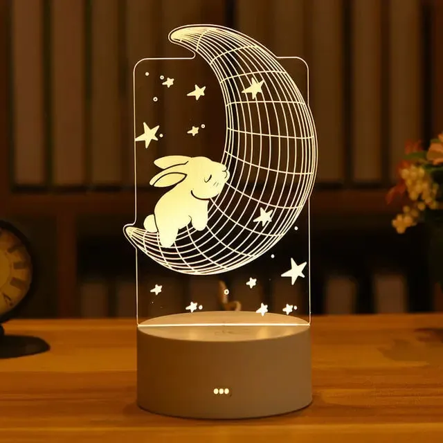 Acrylic 3D Lamps
