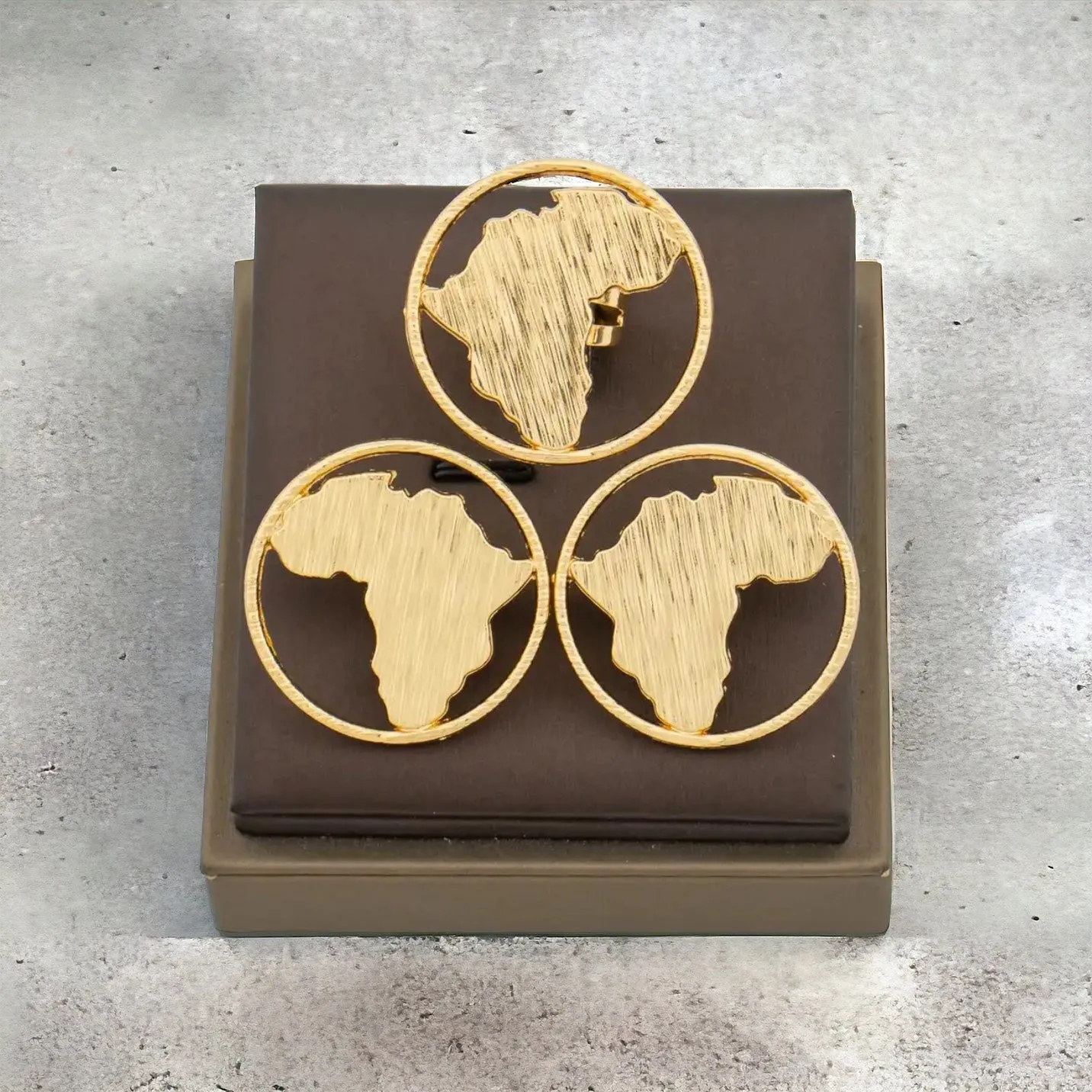 Afrique Gold Earrings Sets
