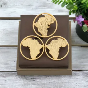 Afrique Gold Earrings Sets