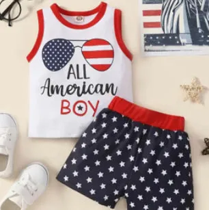 All American Boy-2 piece short sets