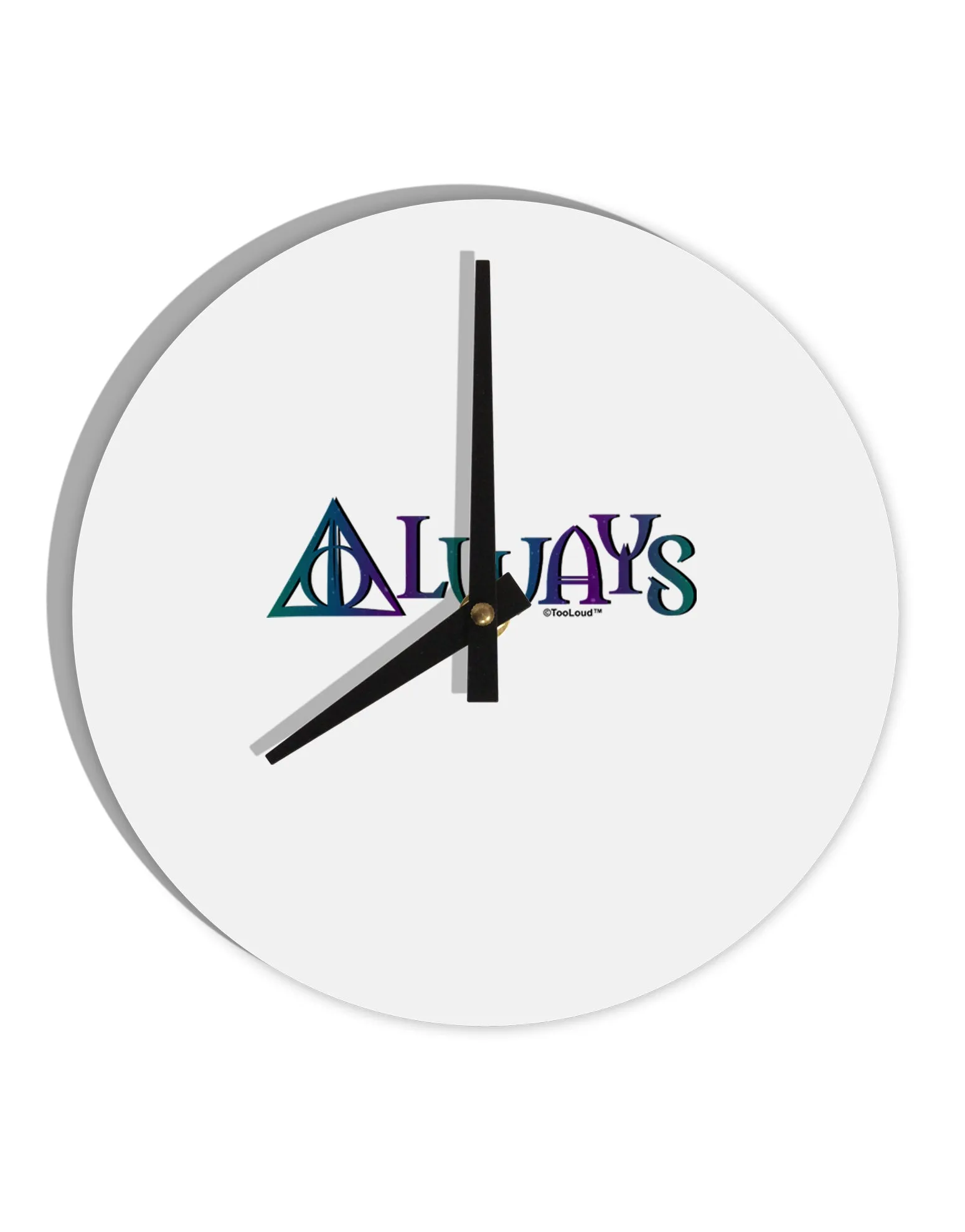 Always Magic Symbol 10 InchRound Wall Clock  by TooLoud