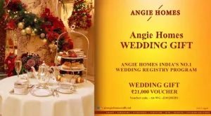 Angie Homes Offers Indian Wedding Gift Voucher for Stylish Tea Sets