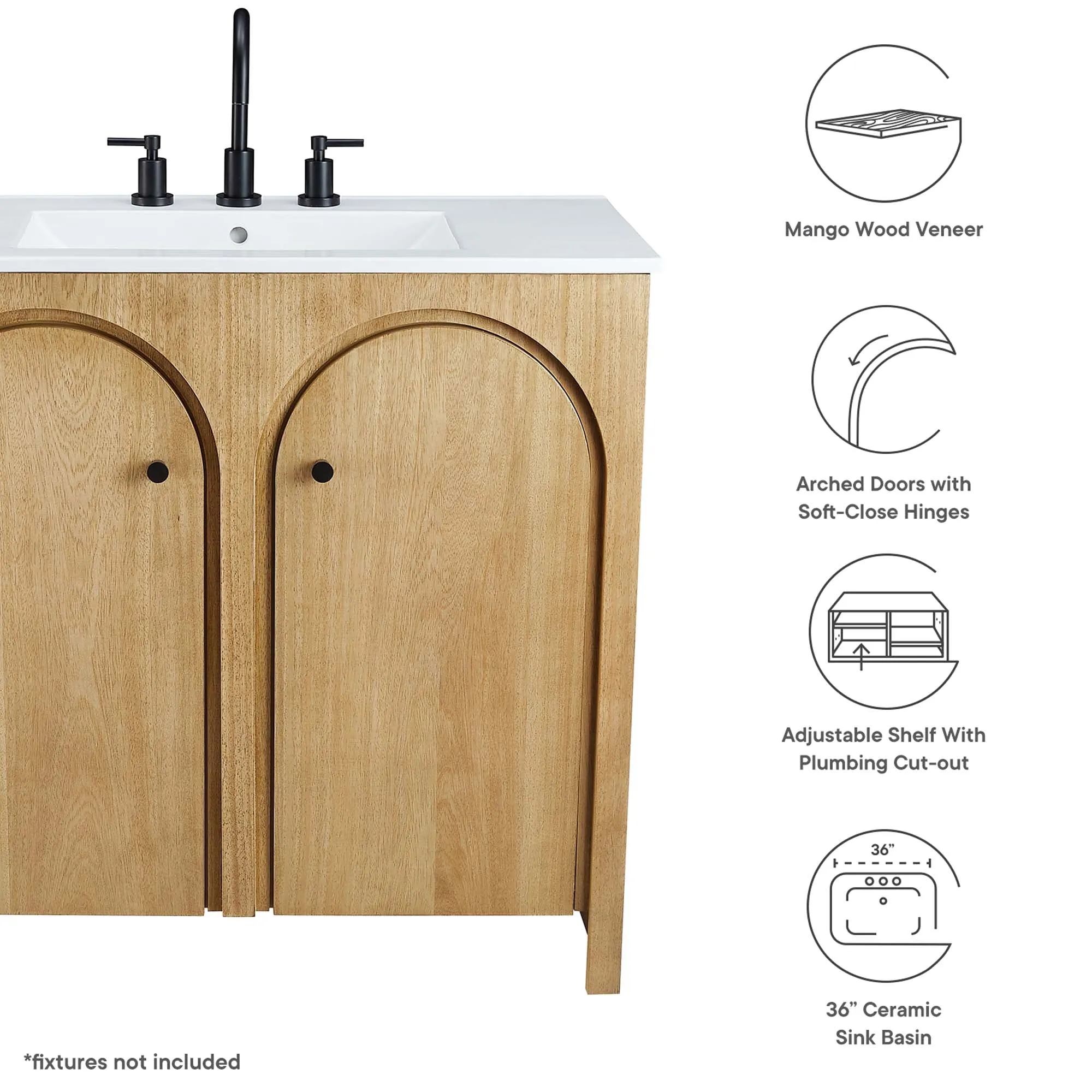 Appia 36" Bathroom Vanity by Modway