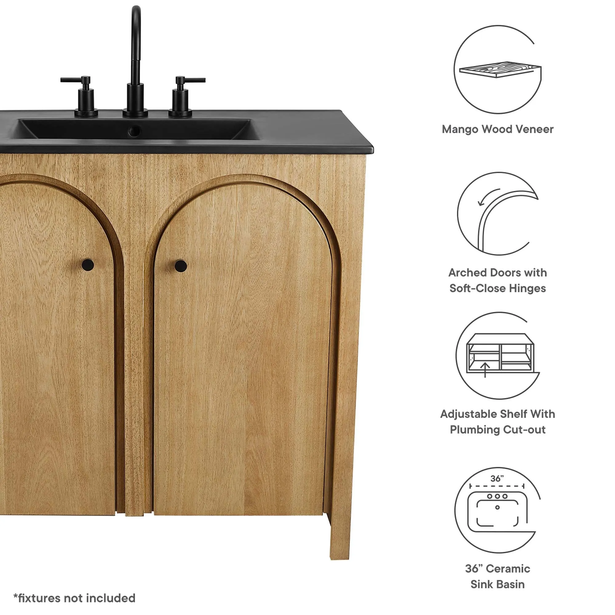 Appia 36" Bathroom Vanity by Modway