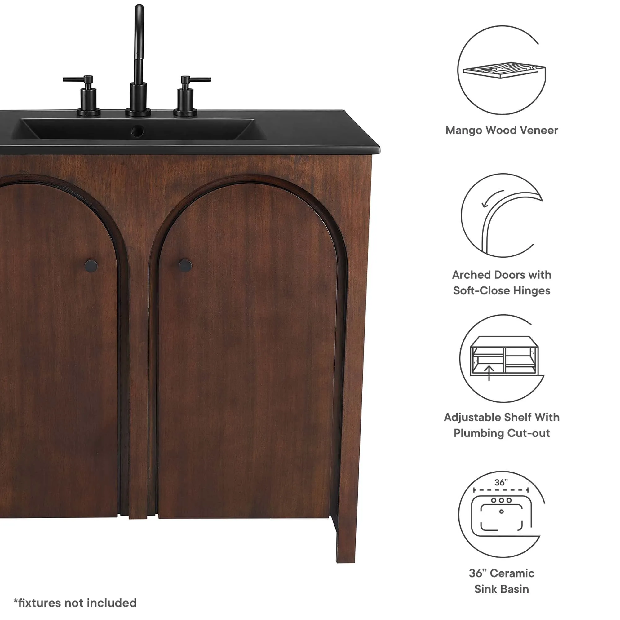 Appia 36" Bathroom Vanity by Modway