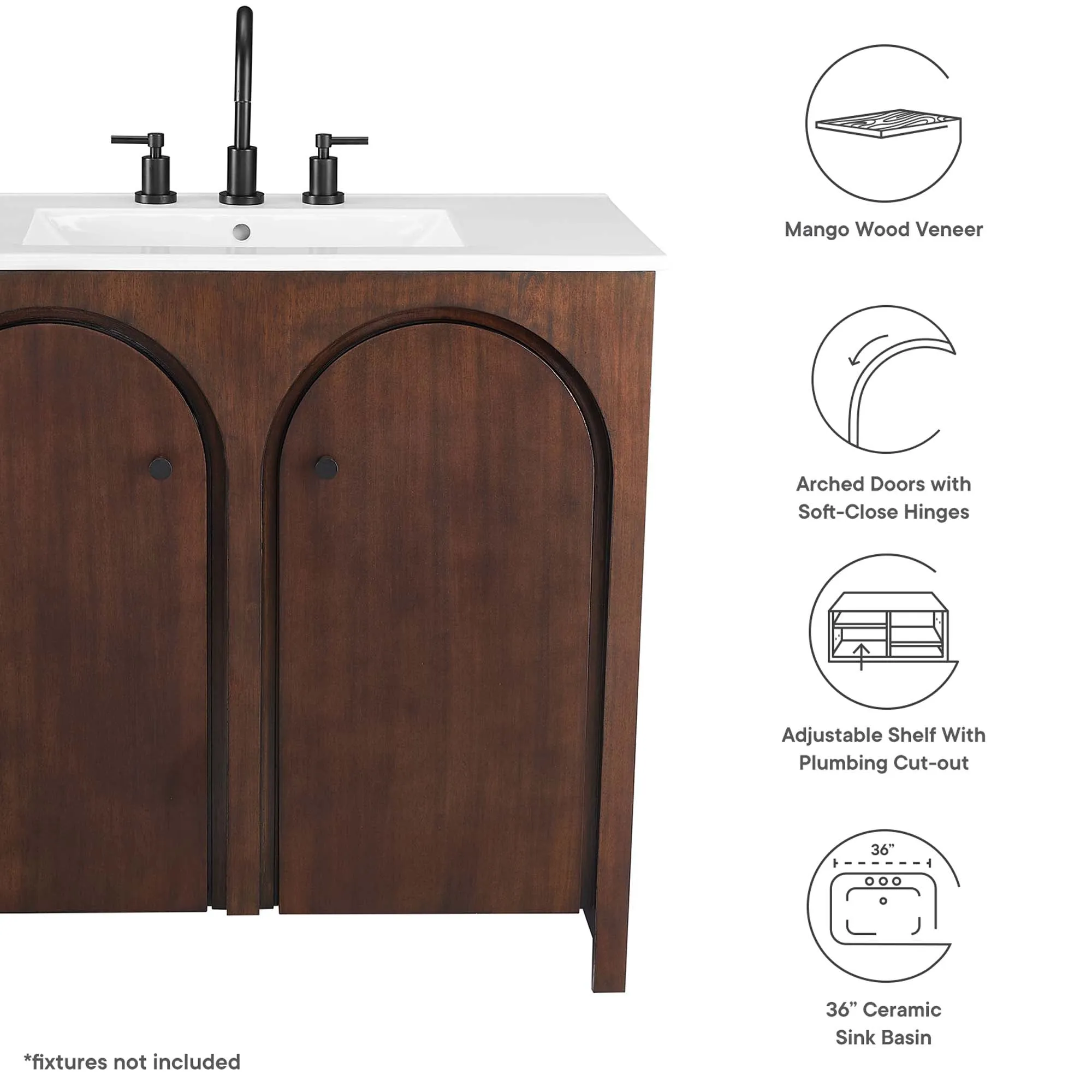 Appia 36" Bathroom Vanity by Modway