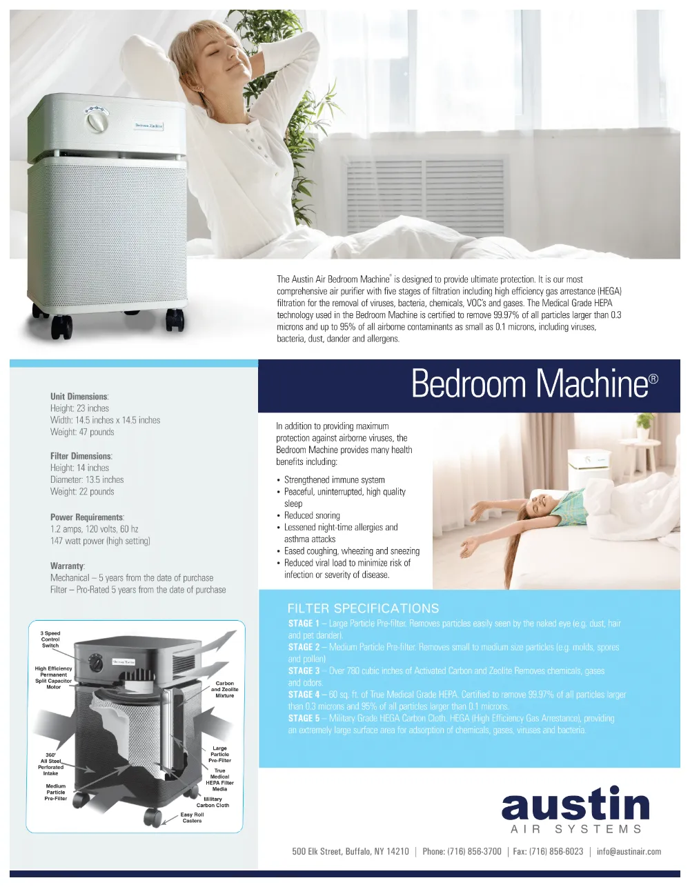 Austin Air Bedroom Machine