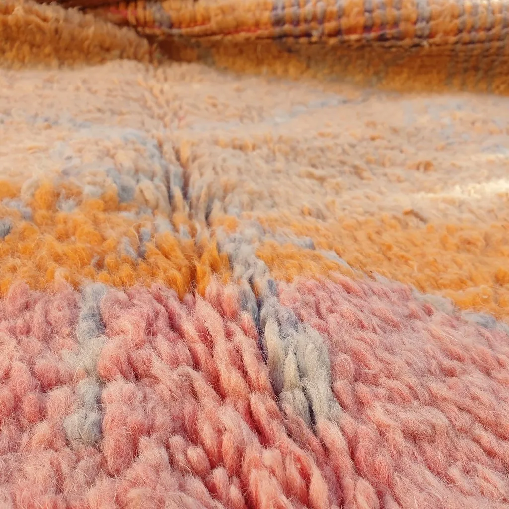 BAHT | 9x5 Ft | 2,8x1,6 m | Moroccan Colorful Rug | 100% wool handmade