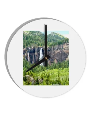 Beautiful Cliffs Nature 10 InchRound Wall Clock  by TooLoud