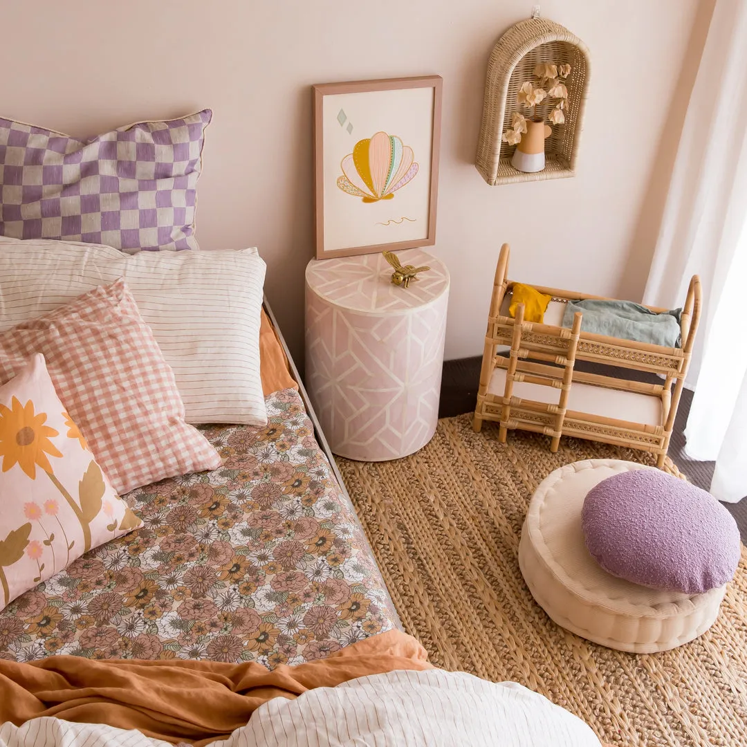 Bed Mate - Waterproof Sheet Protector WITH WINGS - Blooms