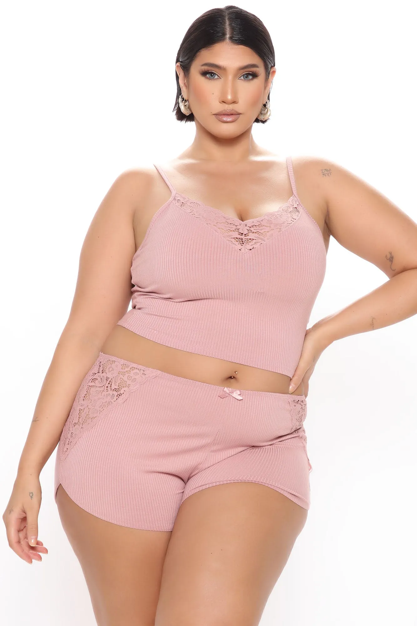 Bedroom Cuddle PJ Set - Rose