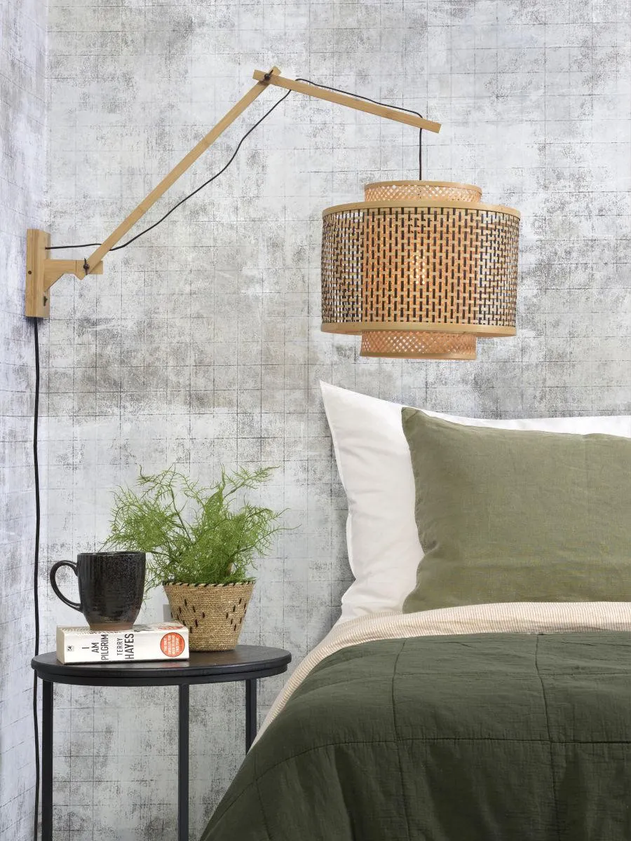 Bhutan Bamboo Wall Light (Long Arm)