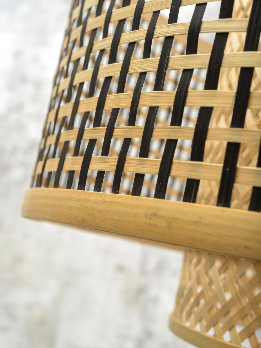Bhutan Bamboo Wall Light (Long Arm)