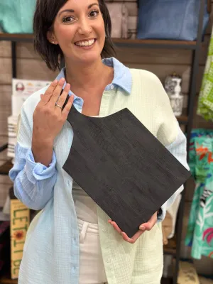 Black Acacia Wood Board | 2 sizes
