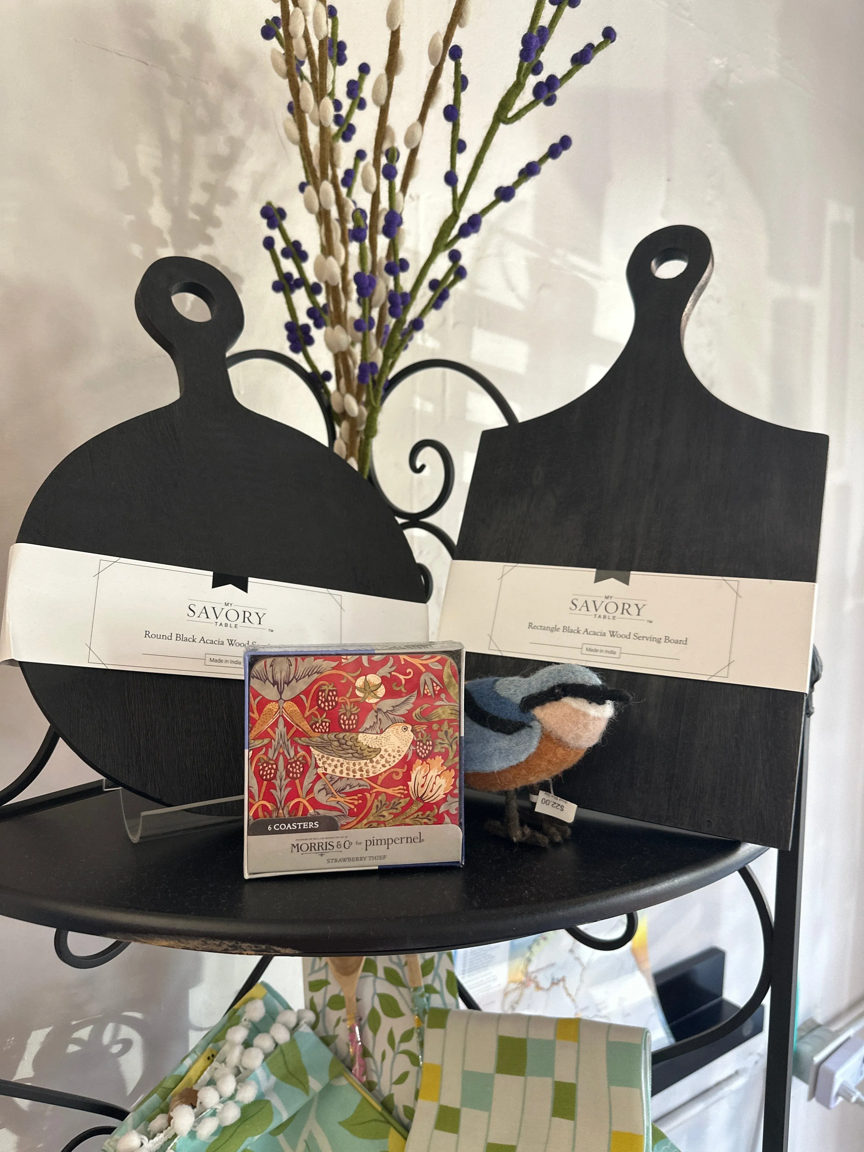 Black Acacia Wood Board | 2 sizes