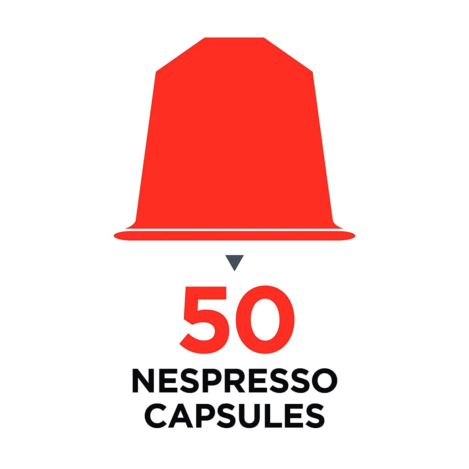 BluePeak Nespresso Carousel - Holds 50 Capsules, OriginalLine Pod Storage - Nifty Nespresso Pods Holder - Coffee Pod Dispenser Organizer Rack Stand, 360-Degree Rotation, Elegant, Modern Chrome Finish - NESC-131-0306