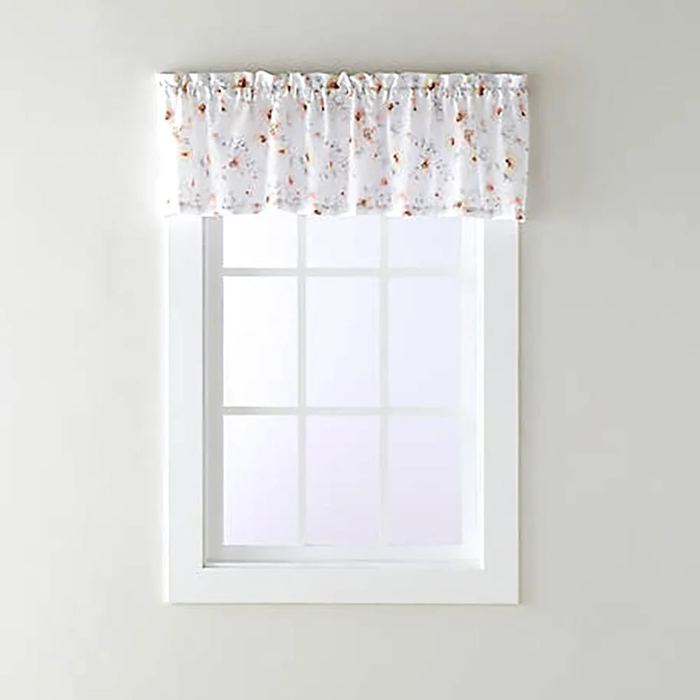 Blushing Blooms Kitchen Tier and Valance