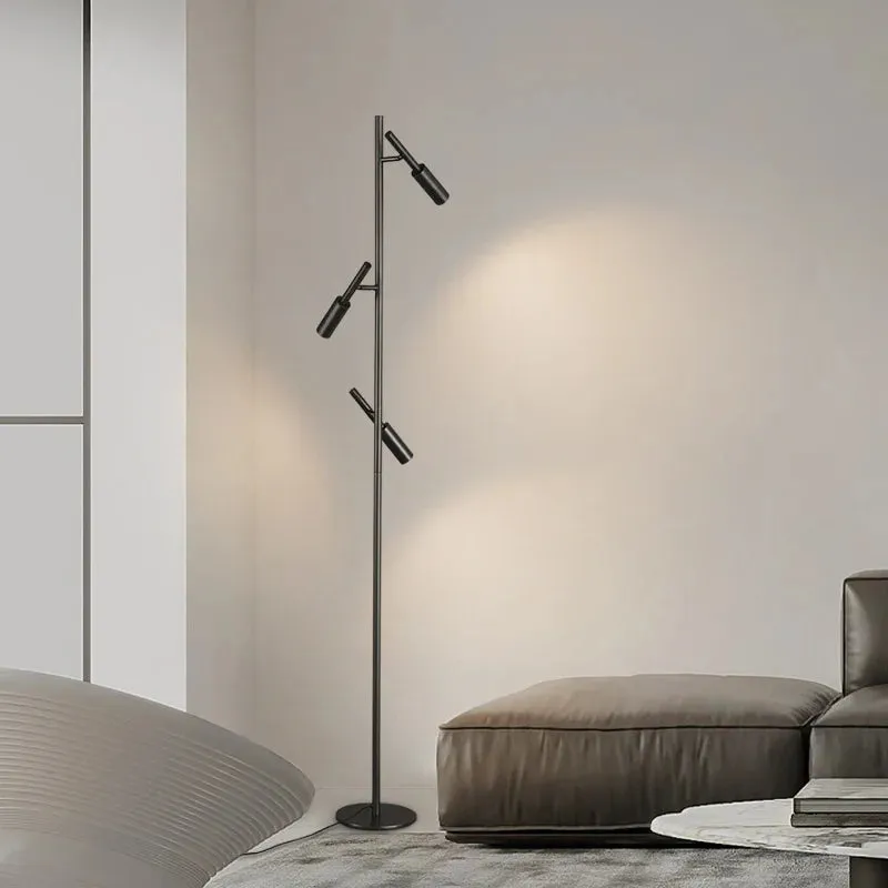 Brass Aura Adjustable Standing Lamp