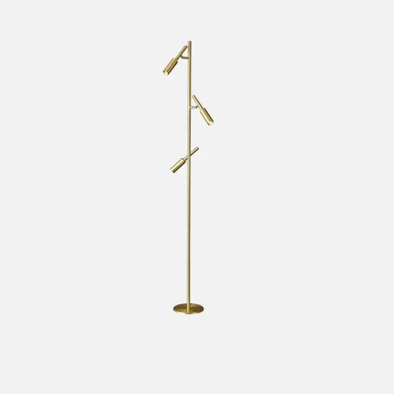 Brass Aura Adjustable Standing Lamp