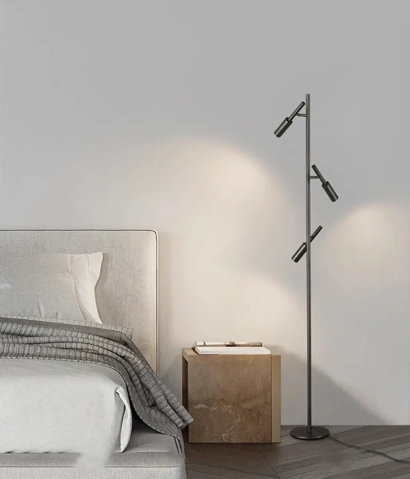 Brass Aura Adjustable Standing Lamp