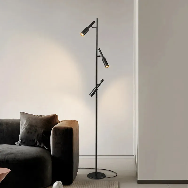 Brass Aura Adjustable Standing Lamp
