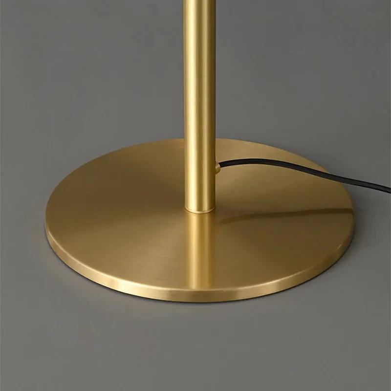 Brass Aura Adjustable Standing Lamp