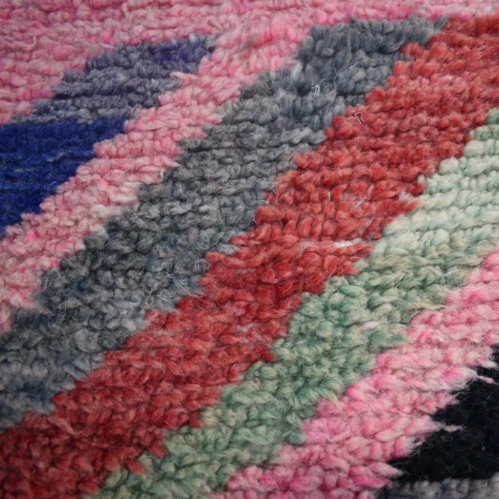 CED Runner | 9x2 Ft | 3x0,7 m | Moroccan Colorful Rug | 100% wool handmade