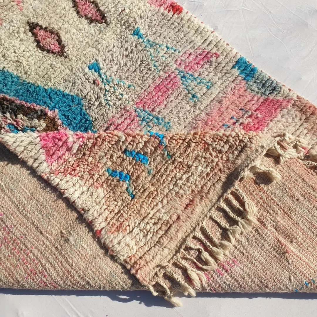 Chahada - Moroccan Rug 5x8 Boujad Berber | Authentic Berber Living room & Bedroom Rug | 5'28x8'40 Ft | 161x256 cm
