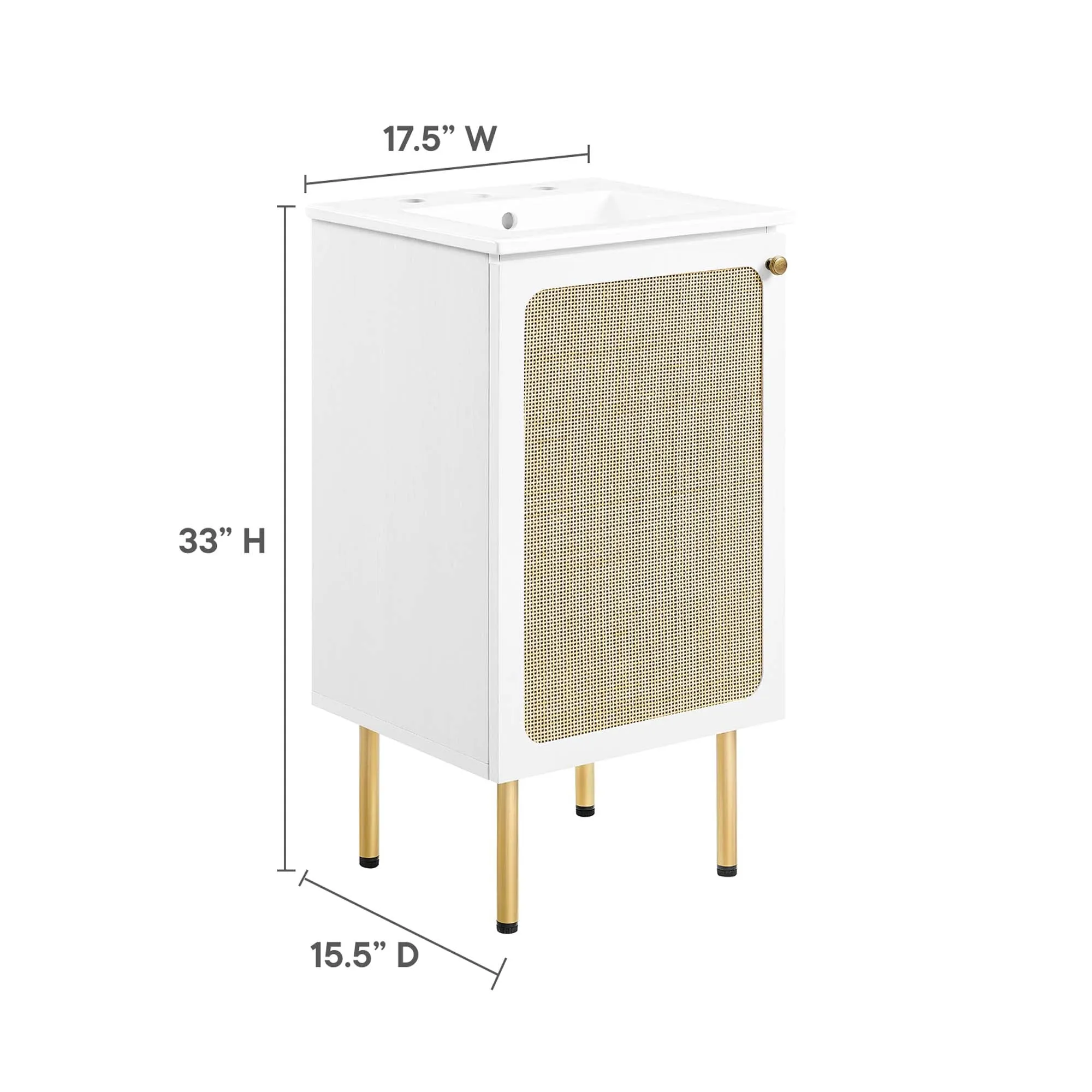 Chaucer 18" Bathroom Vanity by Modway