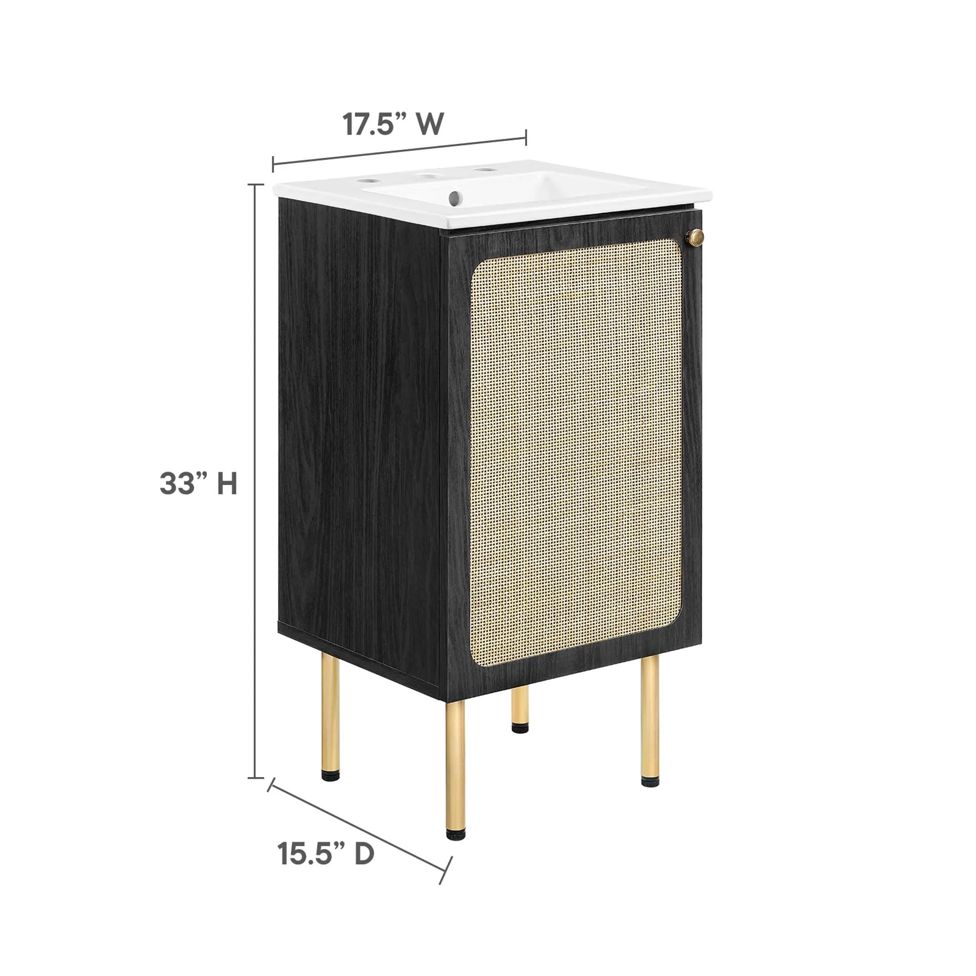Chaucer 18" Bathroom Vanity by Modway