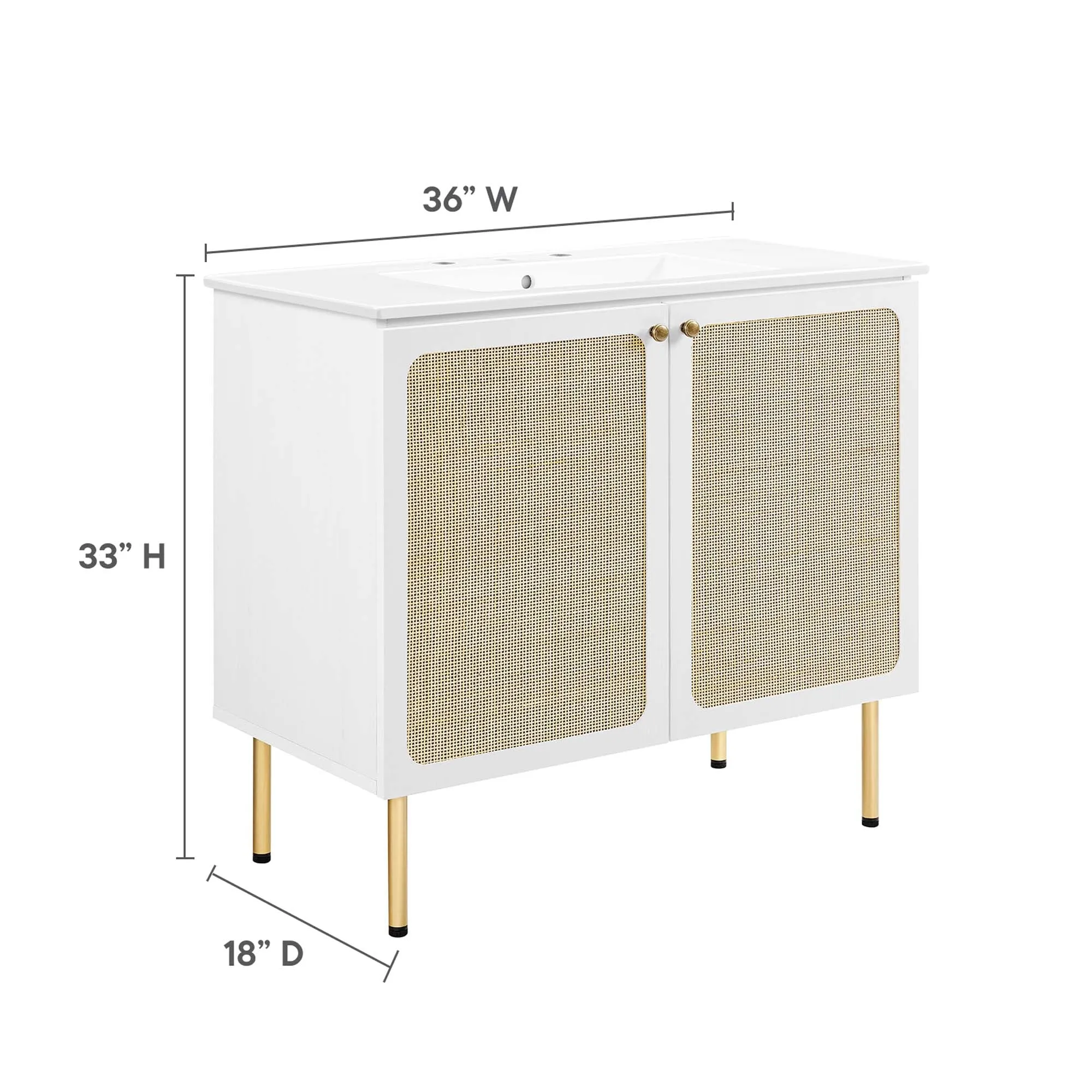 Chaucer 36" Bathroom Vanity by Modway