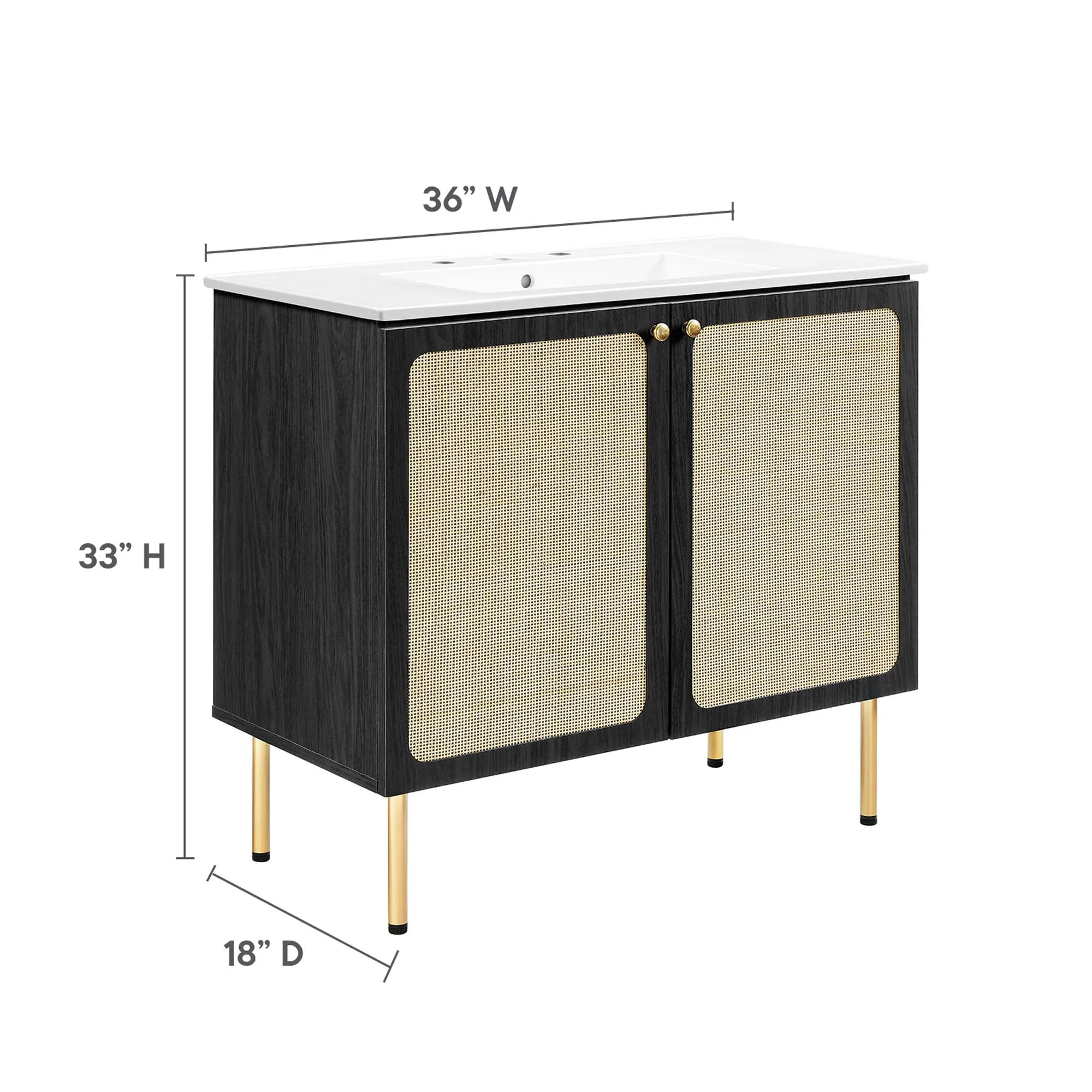 Chaucer 36" Bathroom Vanity by Modway