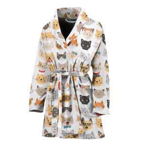 Comic Cat Bath Robe