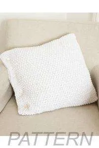 Debbie Bliss Garter & Moss Stitch Cushions PATTERN ONLY
