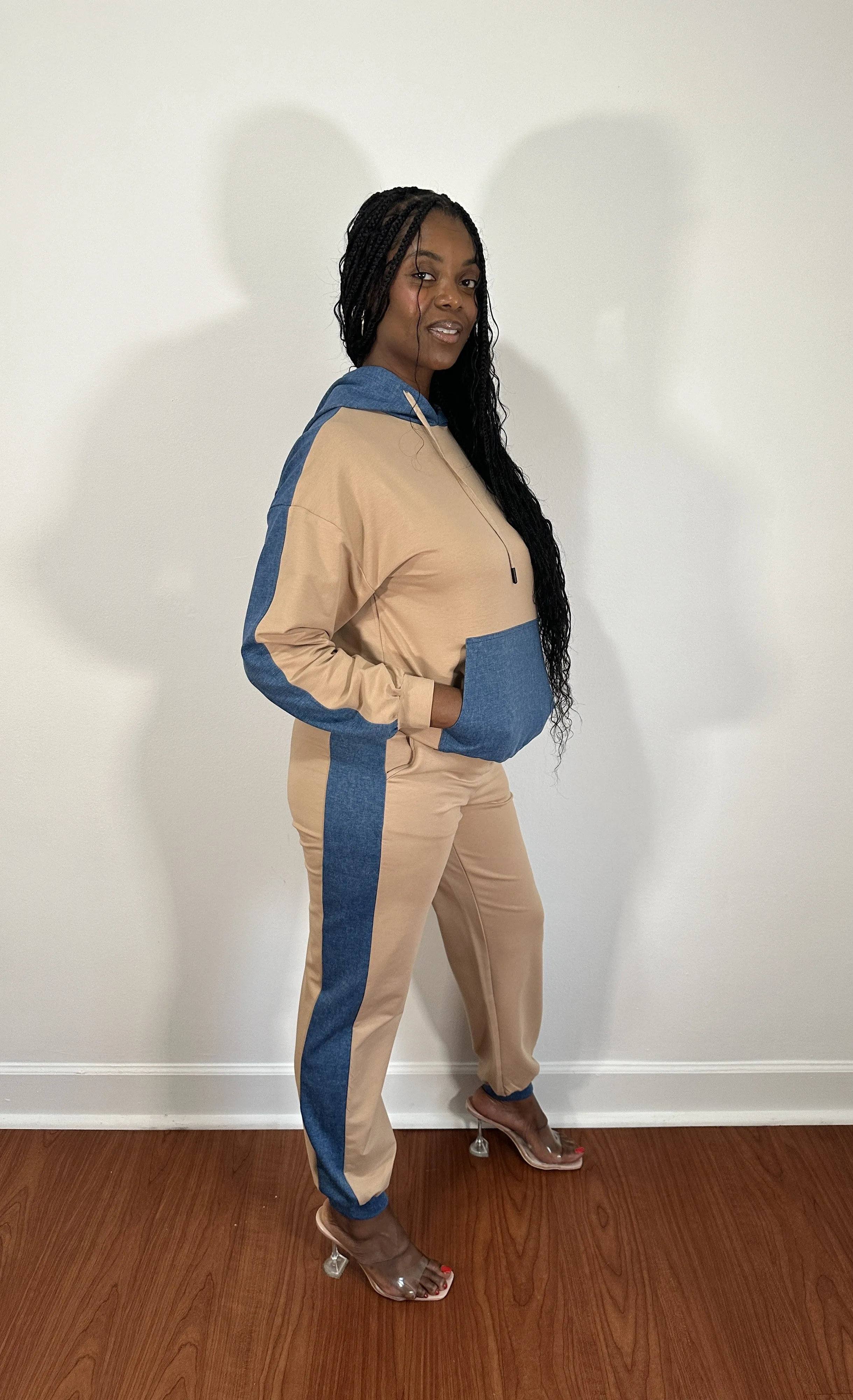 Denim Tears Jogger Set (Nude)