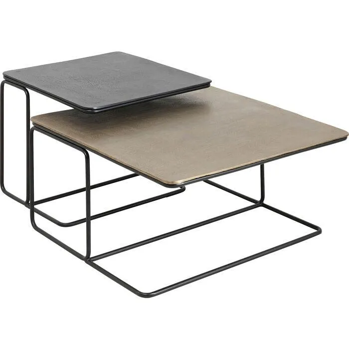 Diego Metal Coffee Table (2/Set)
