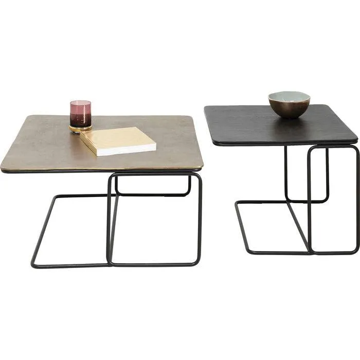 Diego Metal Coffee Table (2/Set)