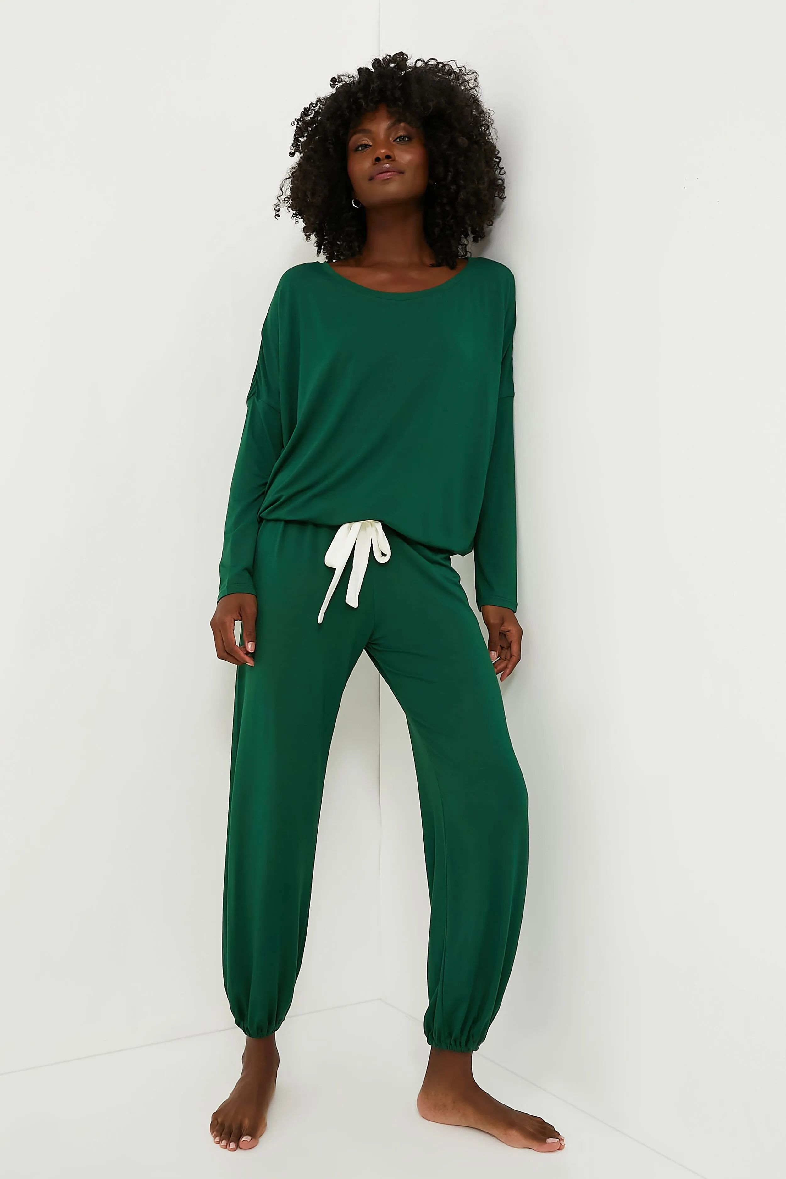 Forest Green Gisele Slouchy Set