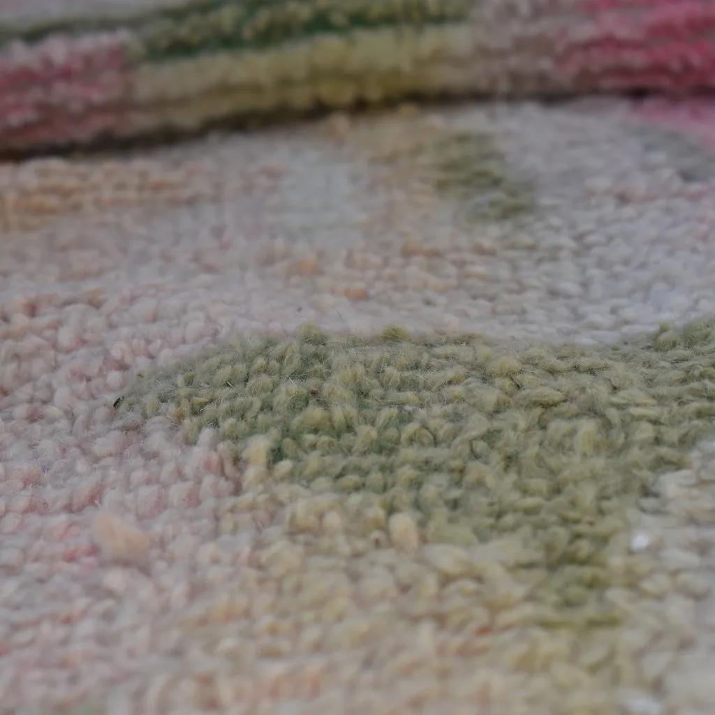 FOUM Runner | 9x2 Ft | 3x0,7 m | Moroccan Colorful Rug | 100% wool handmade